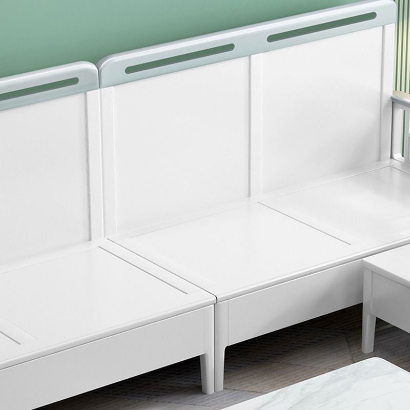 40"H Contemporary Sectional Sofa Fabric Sectional with Bostol Pillows