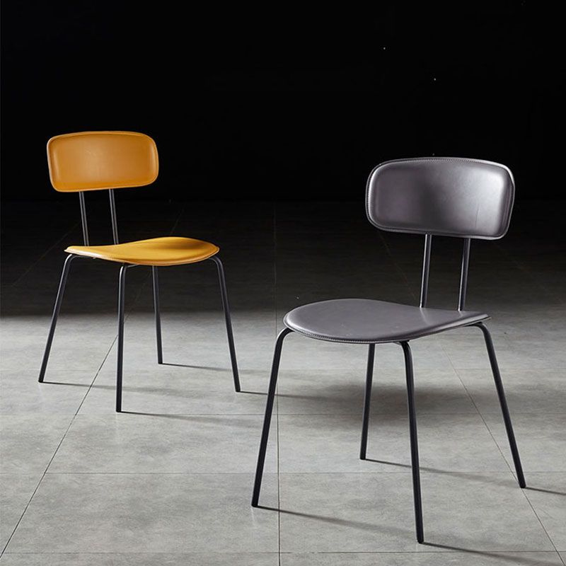 Design industriale Apri sedie da sala da pranzo sedie da pranzo senza braccio per cucina