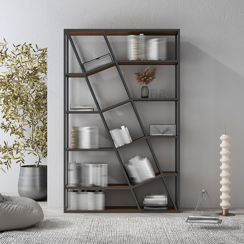 Libreria in stile moderno a 4 scaffali Etagere Shelf Bookcase per Home Office