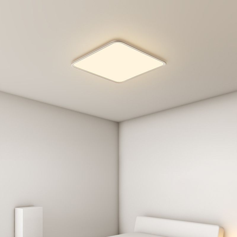 Contemporary Ceiling Light Geometric LED Flush Mount Light Fixture with Acrylic Shade