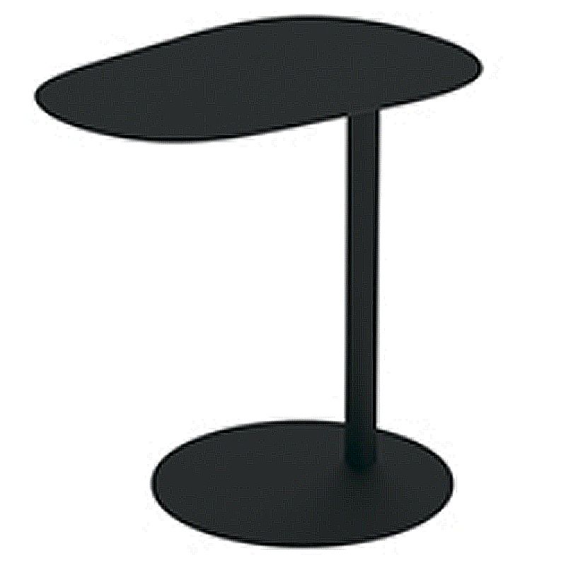 Scandinavian Free-Form Sofa SideTable Metal Pedestal End Table