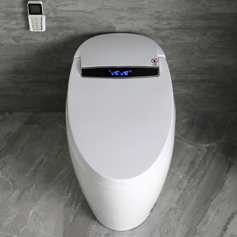 Modern Concealed Tank Toilet Bowl Skirted ABS Floor Mount Flush Toilet with Seat