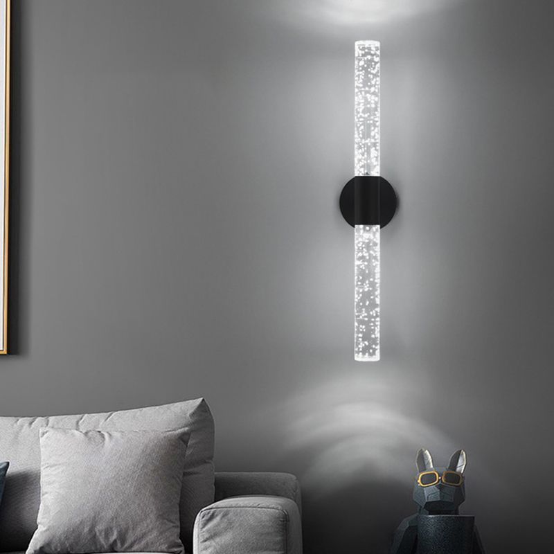 Modernism Metal Wall Light Black/Golden Lighting for Room Hallway