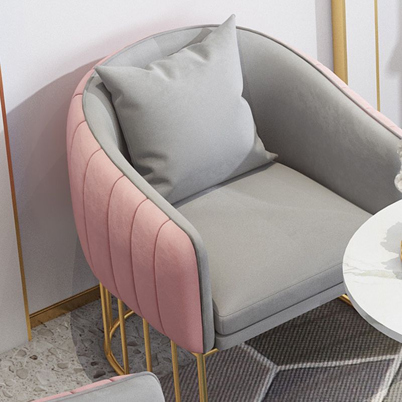 Contemporary Tight Back Sofa with Tuxedo Arm and Metal Base for Living Room