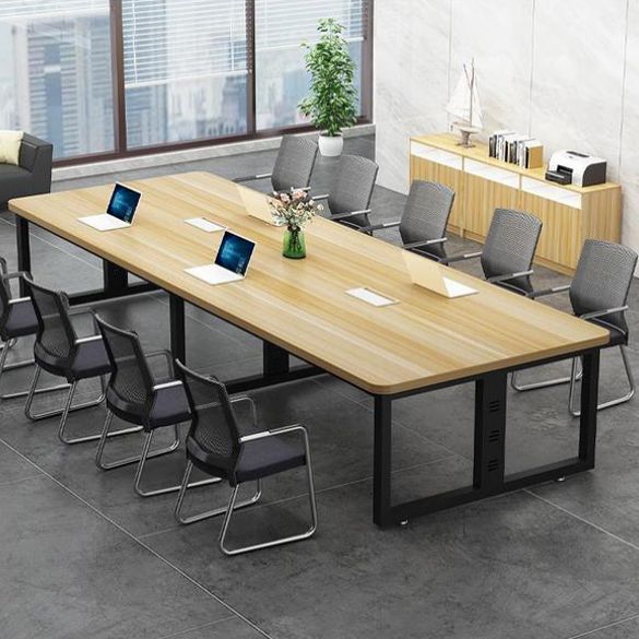 Industrial Style Home Writing Desk Office Conference Table Artificial Wood Desk