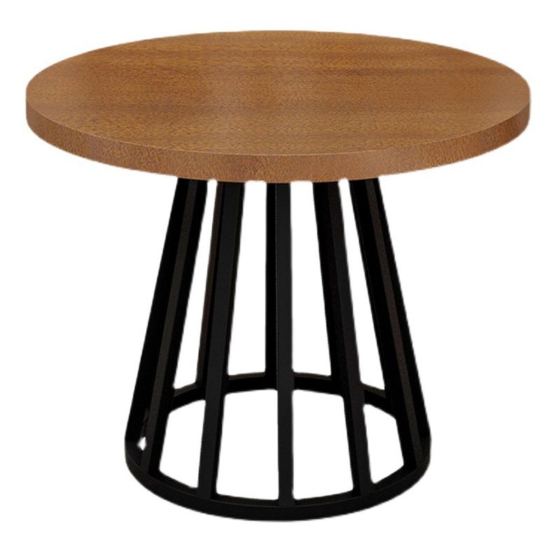 Modern Solid Wood Dining Table Metal Dining Site Table for Home Use
