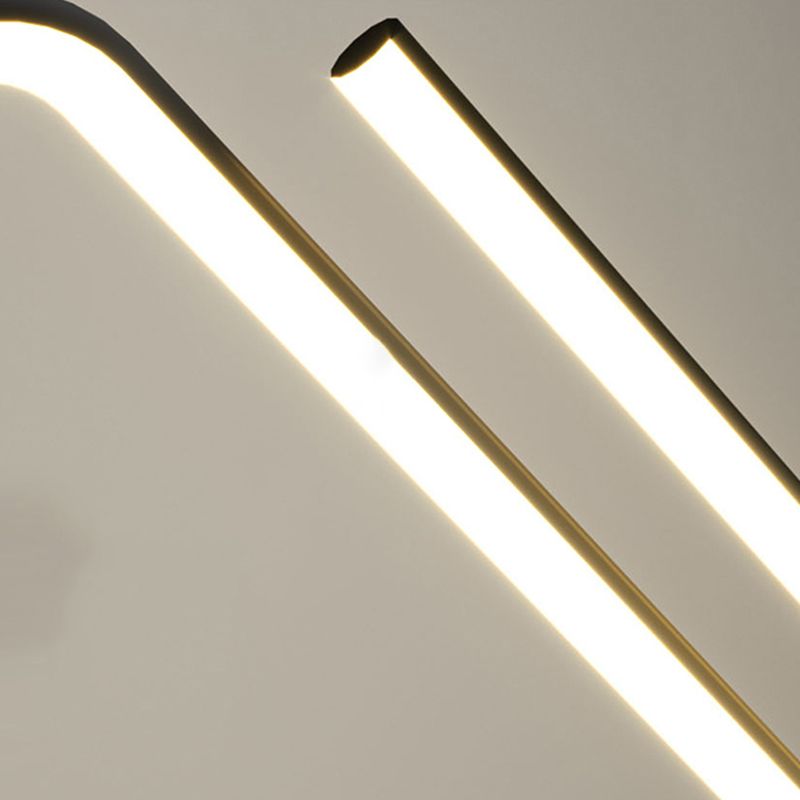 Modern Simple Island Light LED Island Hanging Lamp with Acrylic Shade for Living Room