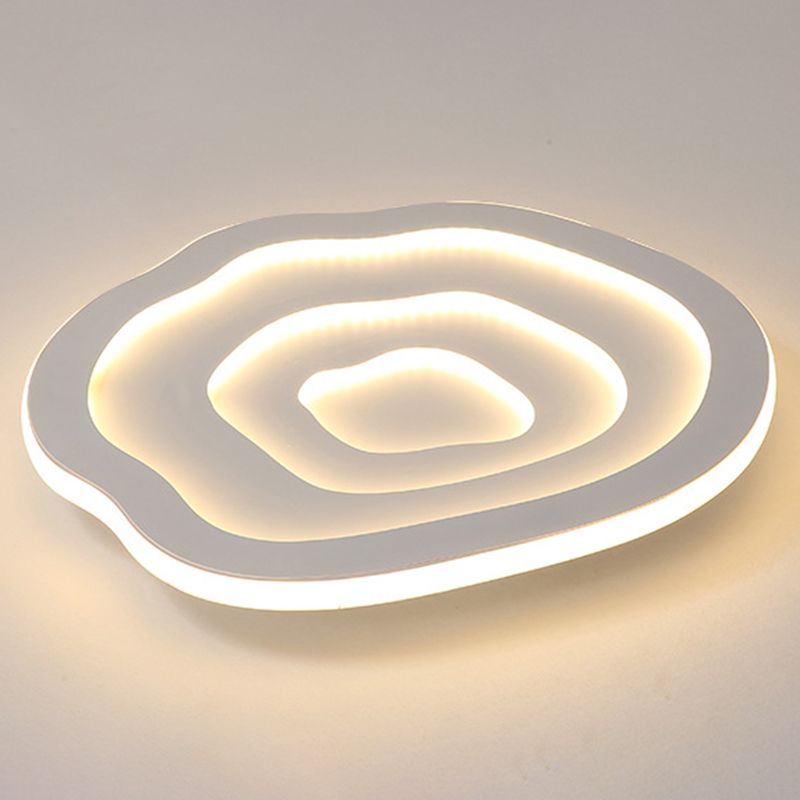 Witte Metalen Plafondlicht Lamp Moderne Stijl Cloud Flush Mount Plafondlicht Verlichting