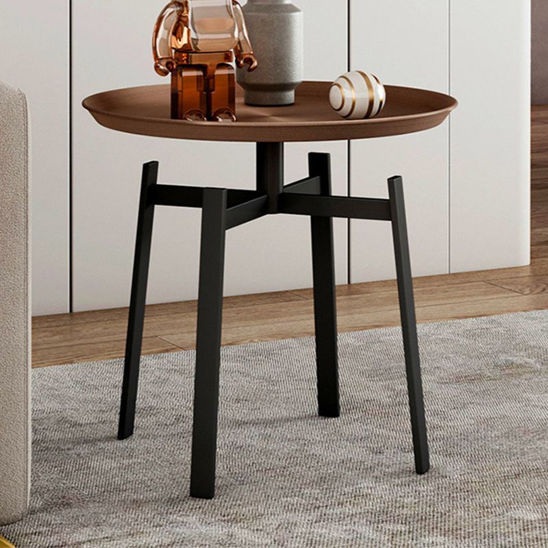 19.68 inch Tall Side Table Modern Metal Tray Top Side End Table