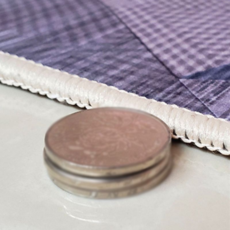 Contemporary Geometric Pattern Carpet Polyester Rug Non-Slip Backing Indoor Carpet for Living Room