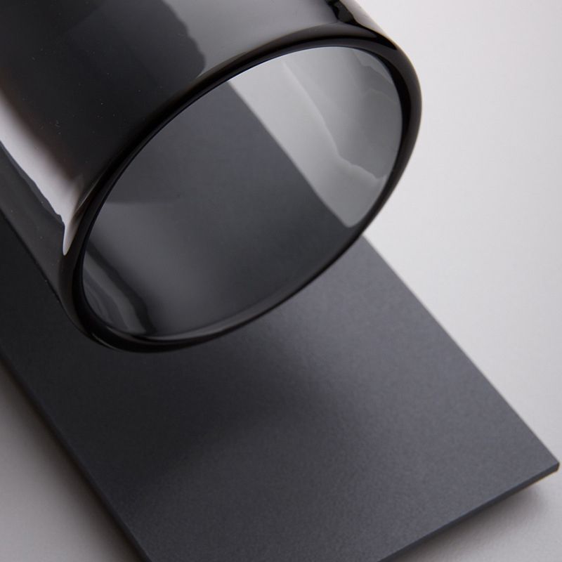 Rauch graues Glas Dual Bell Wall Lampe Moderne Stil 1 Glühbirne Schwarze Wandleuchte Beleuchtung