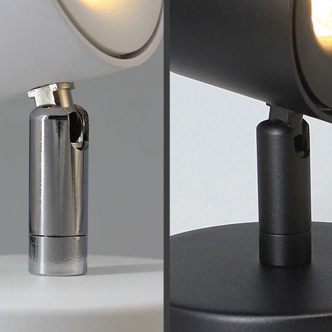 Armed Sconce Light Fixture Modern Minimalist Style Aluminum 1 Light Sconces