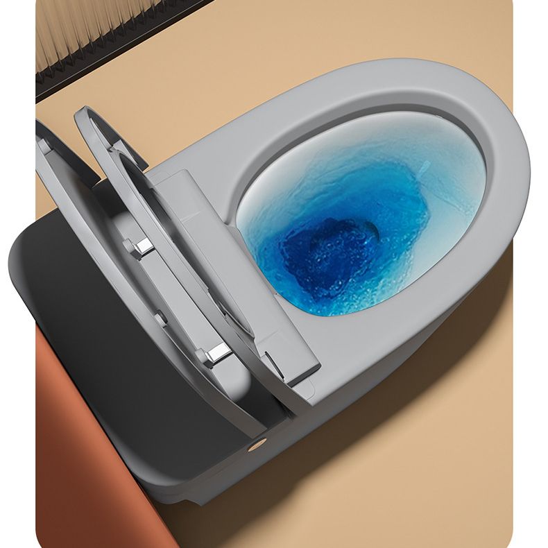 Modern Siphon Jet Toilet Bowl Floor Mount Bidet Toilet with Seat for Bathroom