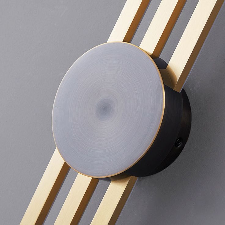 Multi Lights Linear Wall Lighting Fixtures Modern Style Metal Wall Mounted Lights