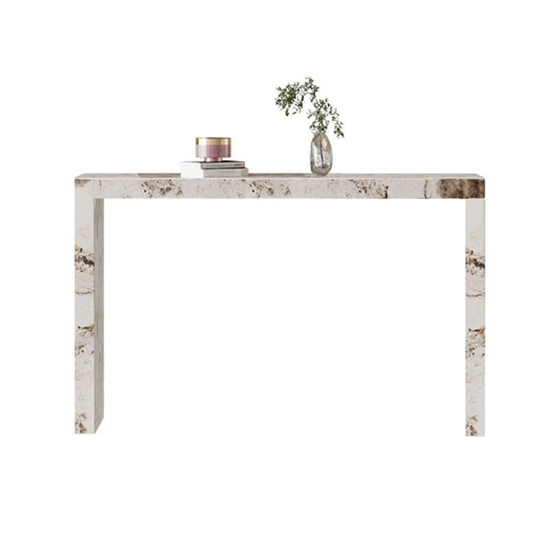 Modern Bar Dining Table Stone Rectangle Bar Table for Living Room