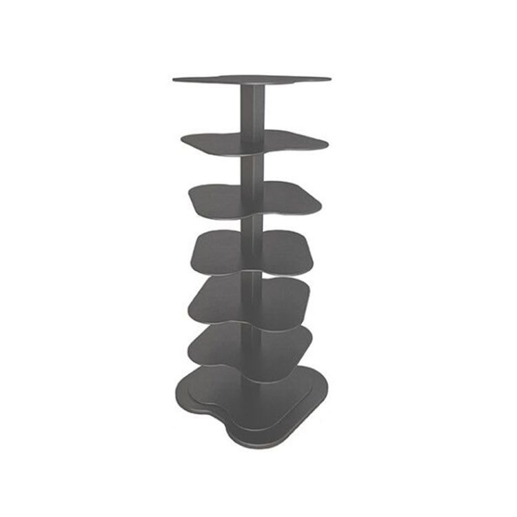 Contemporary Style Metal Bookcase Open Bookshelf for Living Room