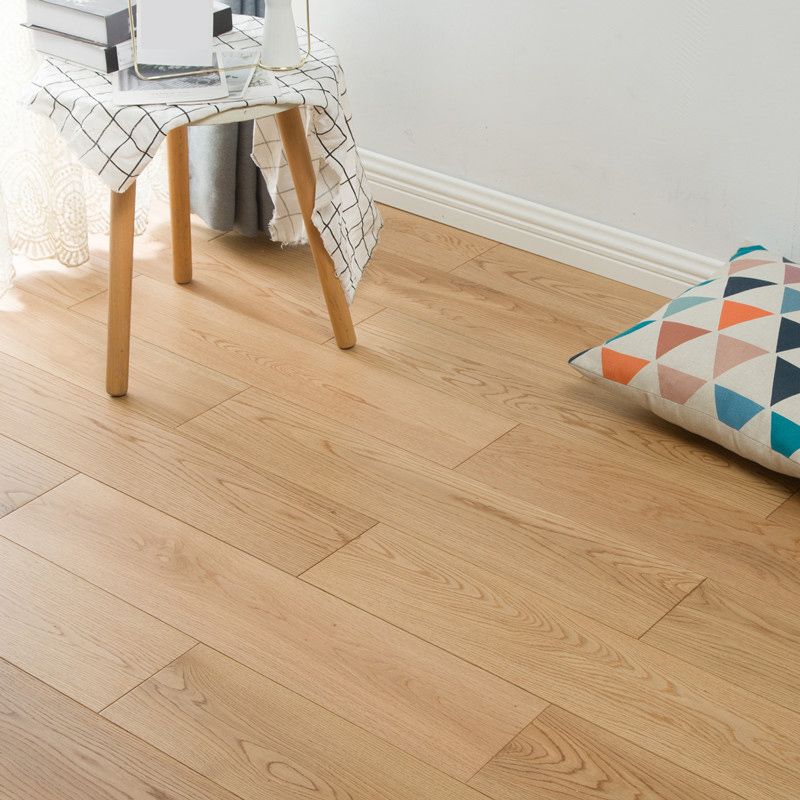 Traditional Wood Flooring Tiles Click Lock Wire Brushed Plank Flooring