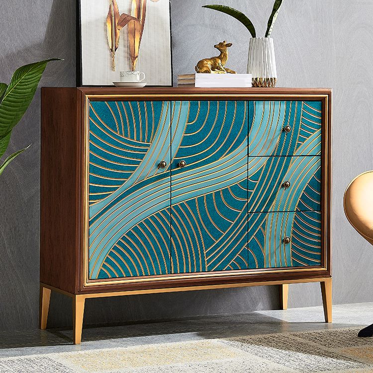 Lingerie Chest with Wood Top and Legs Chest with Drawers for Bedroom