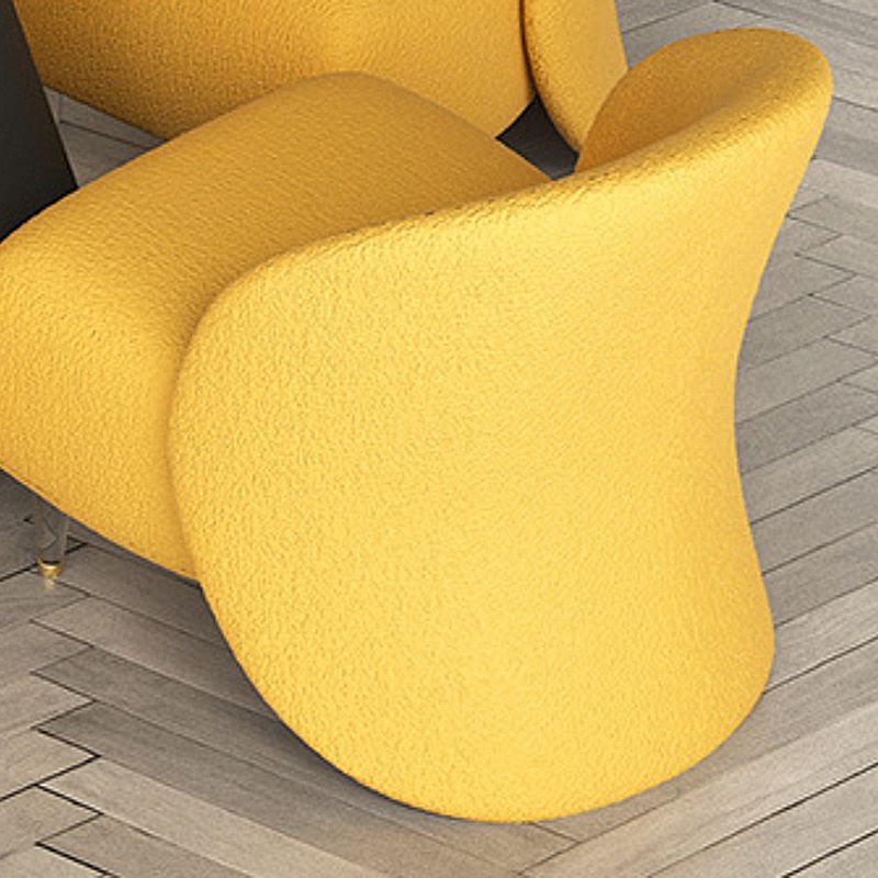 Contemporary Sofa Stain Resistant Armless Settee for Living Room