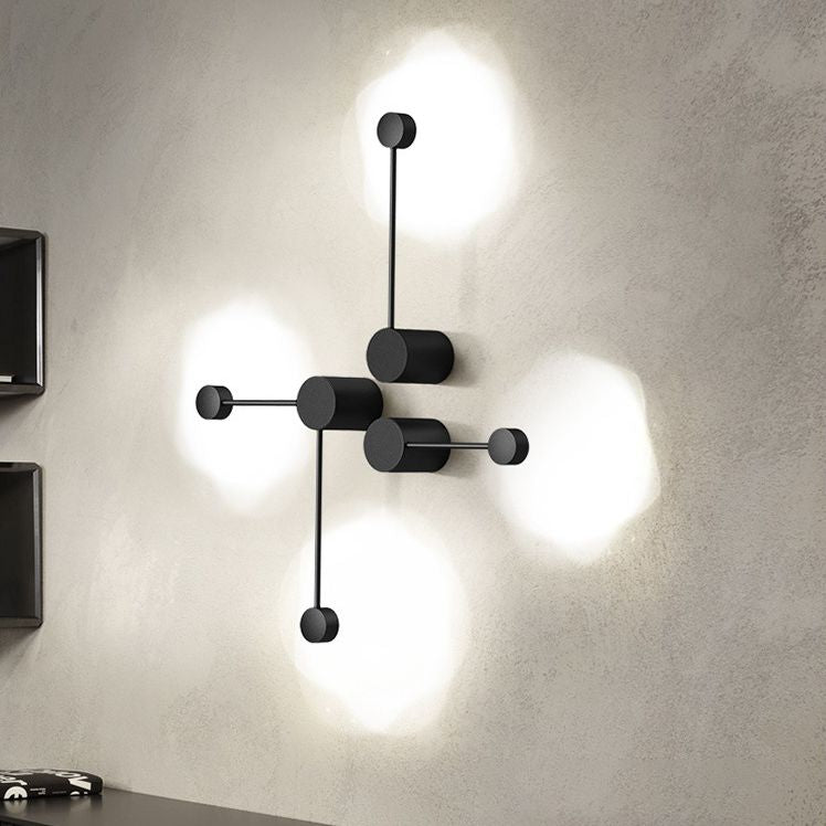 Linee geometriche Minimalismo Lampada a parete LED POST-MODERN STIIGNER SCONCE LUCI IN NERO
