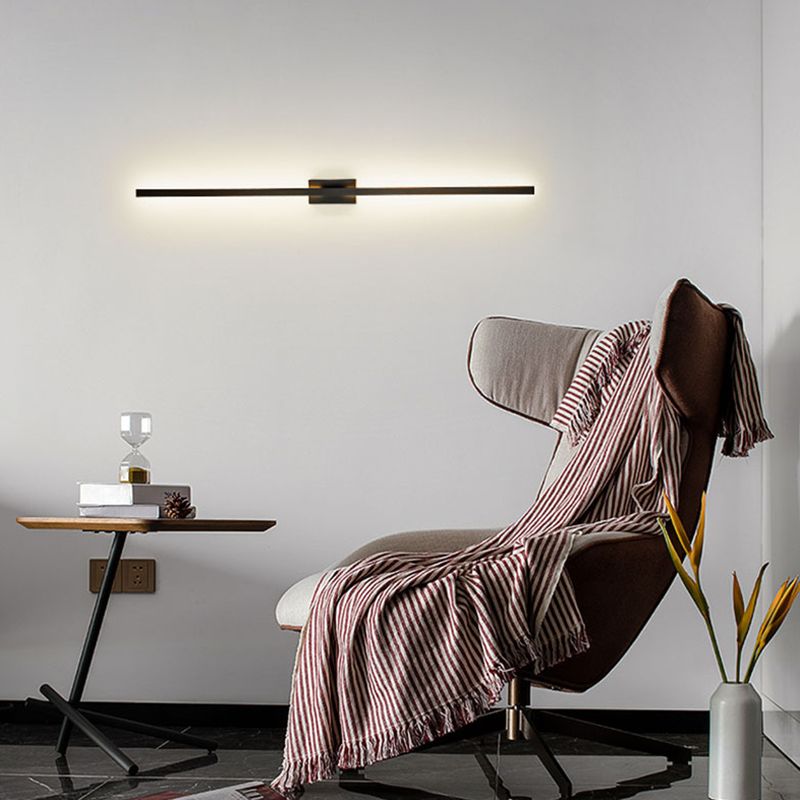 Contemporary LED Wall Light with Acrylic Shade for Living Room