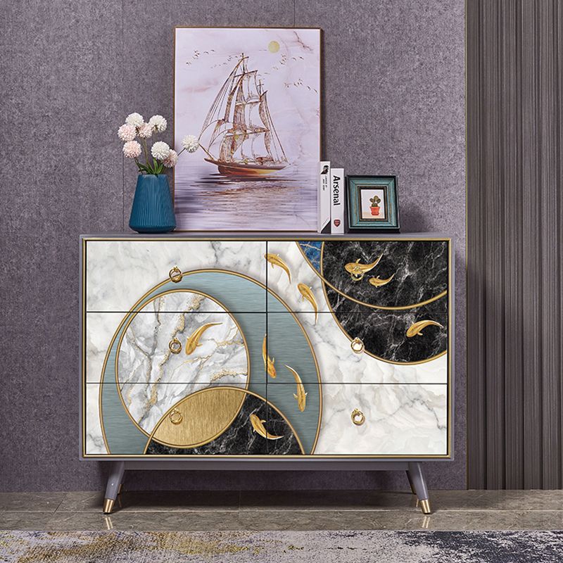 15.6-inch W Storage Chest Classic Glam Storage Chest Dresser