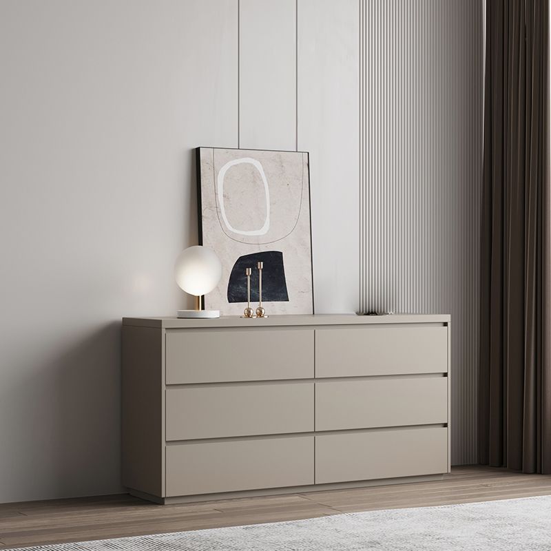 Modern Storage Chest Dresser Wooden Storage Chest with 6 Drawers