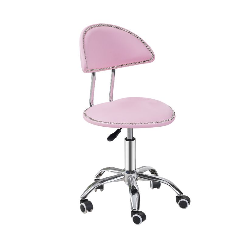 Schwenkbar verstellbarer moderner Barhocker Büro Low Back Leder Counterstuhl