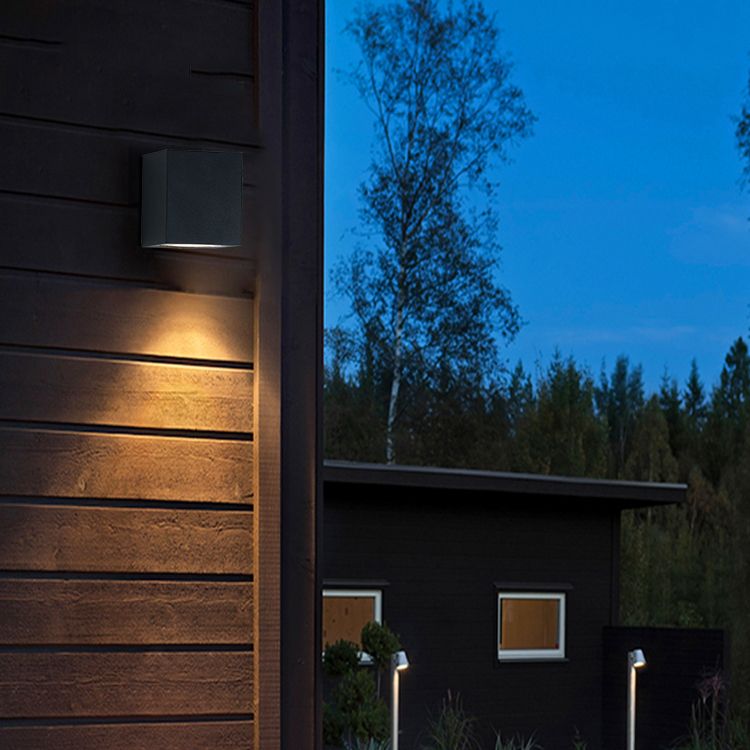 Lámpara de pared contemporánea doméstica arriba y abajo apliques de pared LED para el pasillo del porche