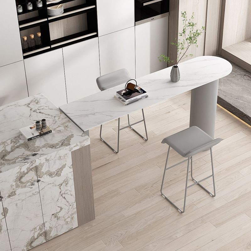 Modern Sintered Stone Bar Table Dining Table for Kitchen Living Room