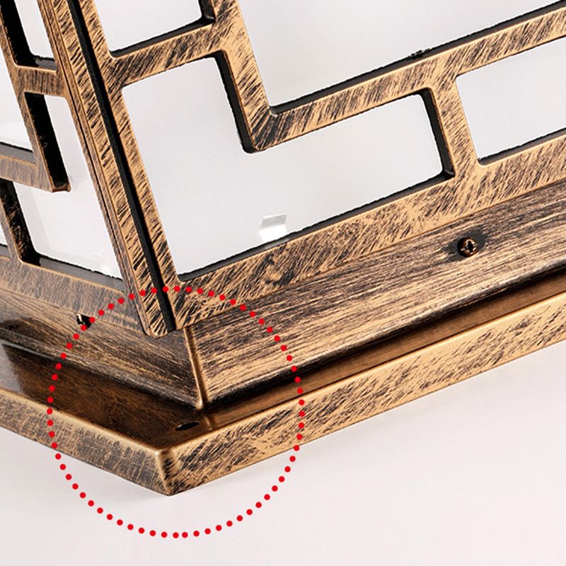 Modern Simple Aluminum Pillar Lamp Square Shape Pillar Light for Outdoor