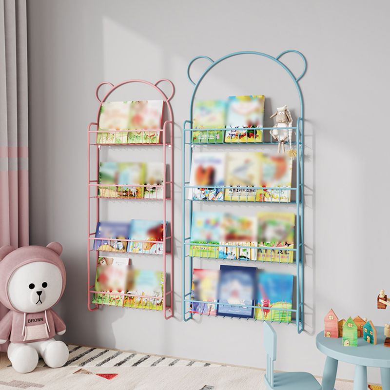 Libreria moderna mobile in metallo in metallo per casa