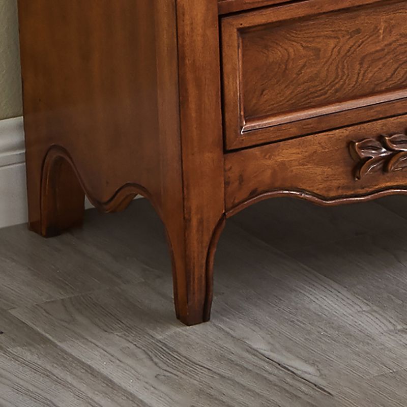 Contemporary Closed Back Bookshelf Vertical Solid Wood Bookcase