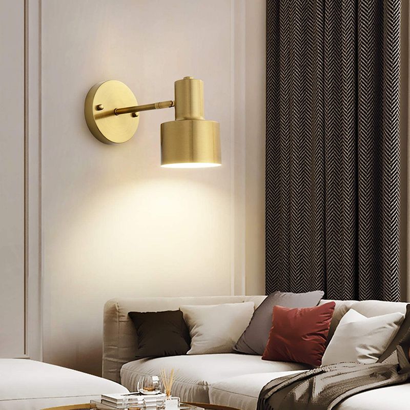 Metal 1-Light Wall Lighting Modern Style Geometric Shape Wall Mounted Light Fixture