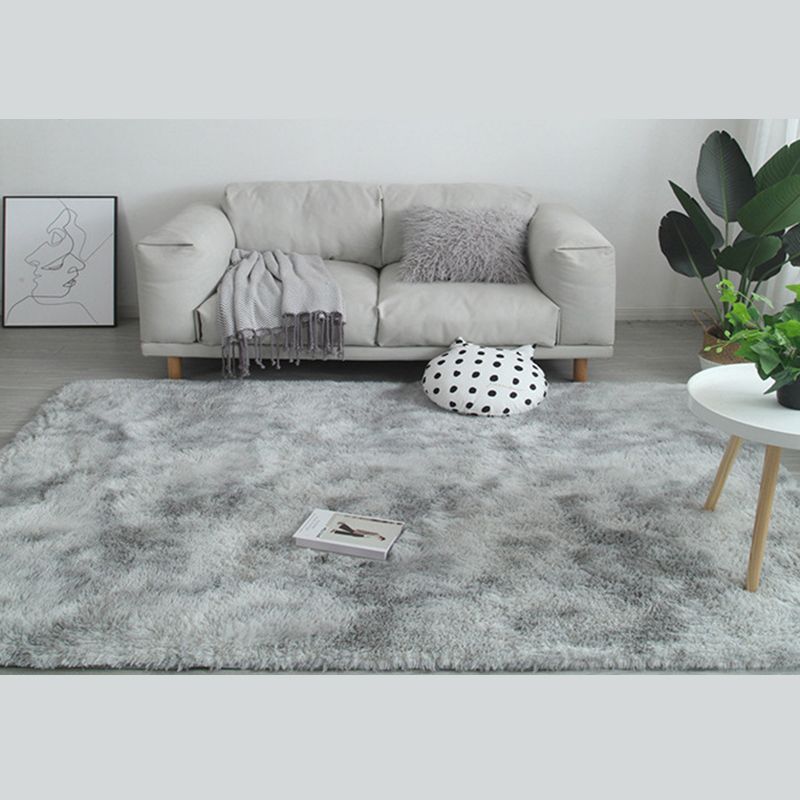 Einfacher Shag Wohnzimmer Teppich Stilvoller Krawattenbereich Teppich Polyester Anti-Rutsch-Rücken-Innenteppich