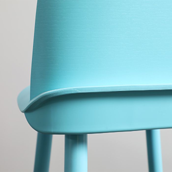 Scandinavian Style Acrylic Bar stool with Square Seat Counter Stool for Kitchen Bar