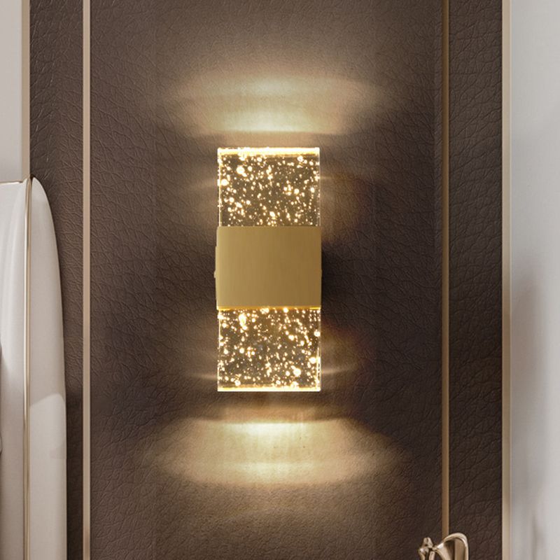 Montaje de lavado de carro cubo transparente de la burbuja acrílica LED DIESPLA DE DIESTA DEL ACHUNDA Flexión de la pared