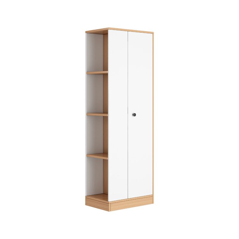 Contemporary Freestanding Home Wardrobe Closet Engineered Wood Wardrobe Armoire