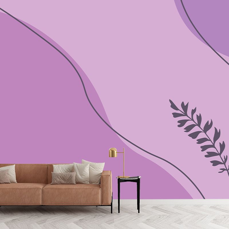Mural Wallpaper Minimalism Illustration Environment Friendly Bedroom Wall Mural