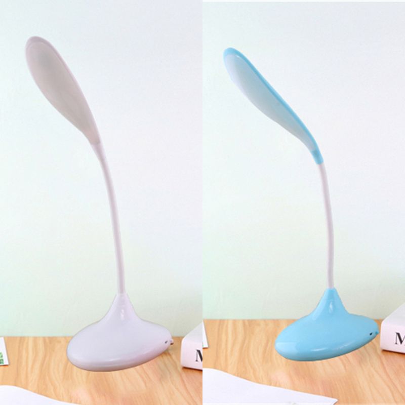 Roteerbare arm LED staande bureaulamp blauw/wit USB -oplaadlicht Licht voor studie