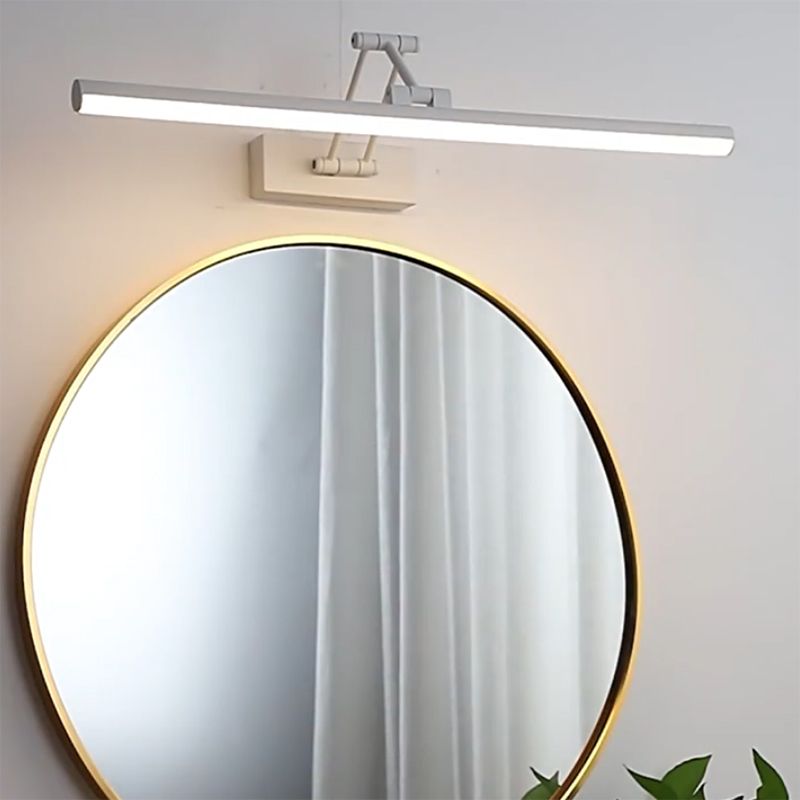 Modern Simple Vanity Light Cylinder Shape Scalable Vanity Lamp for Shower Room