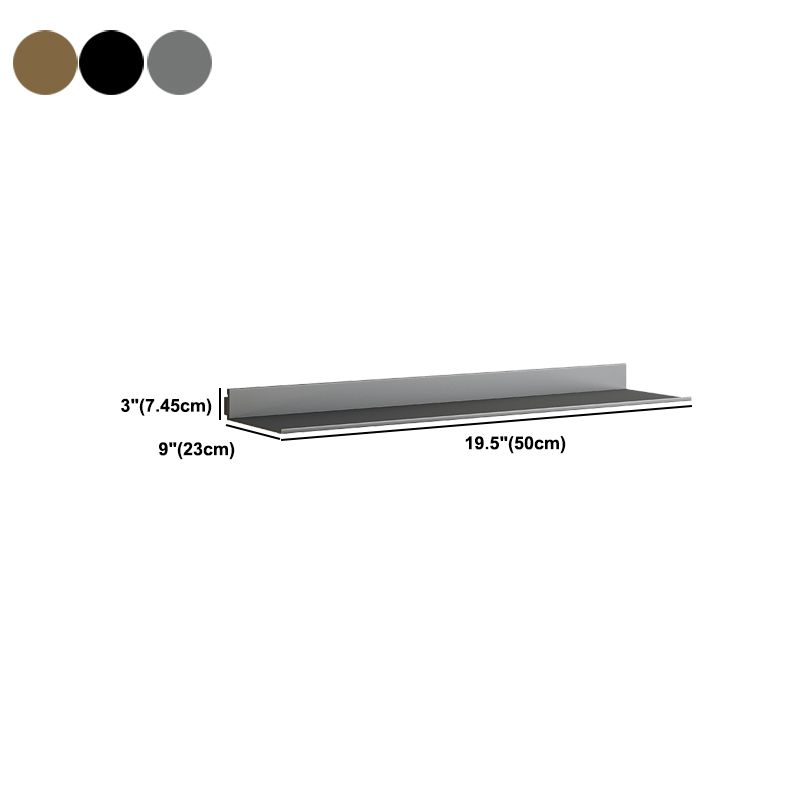 Modern Metal Bookcase Wall Mounted Floating Bookshelf for Living Room