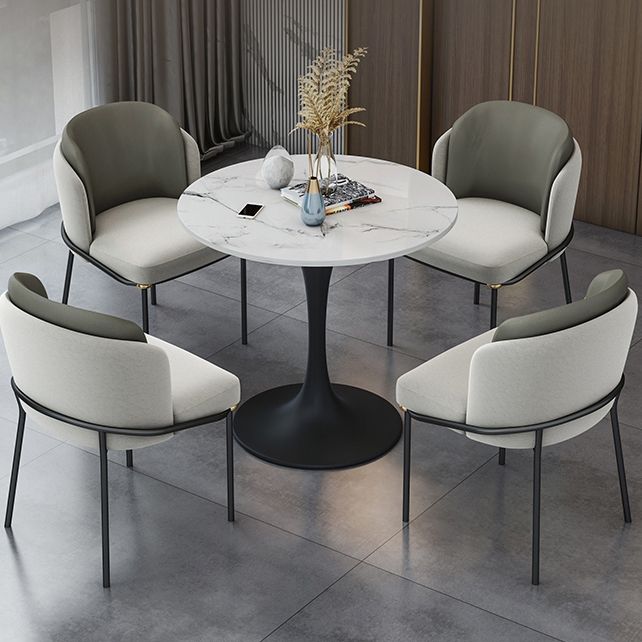 Modern Sintered Stone Dining Table Set 1/2/4/5 Pieces Dining Set