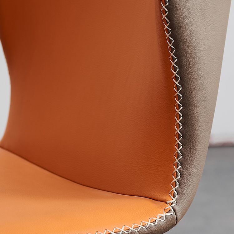 Metal moderno que cena la silla sin brazos del lado del Wingback de la silla para el uso del restaurante