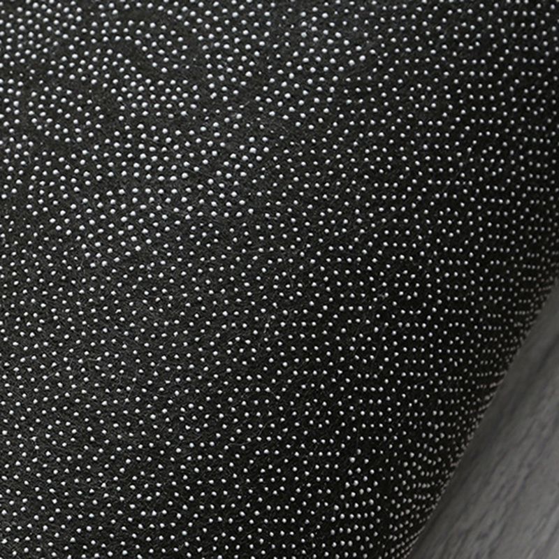 Rapis moderne Black MODER POLYESTER Tapis lavable pour le salon