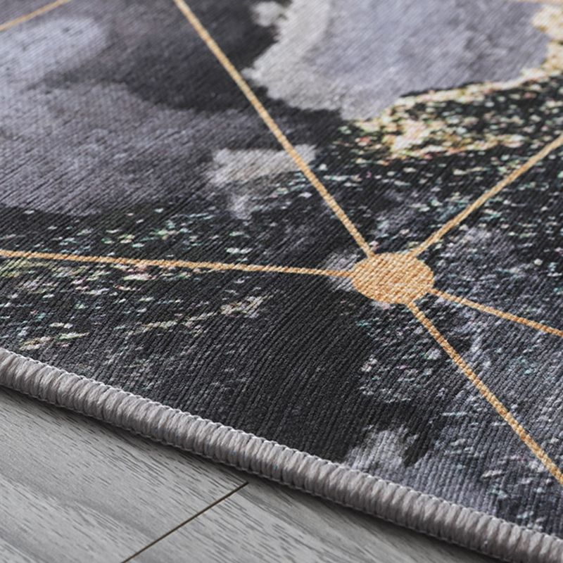Creative Nordic Living Room Rug Colorful Indoor Rug Non-Slip Backing Area Carpet
