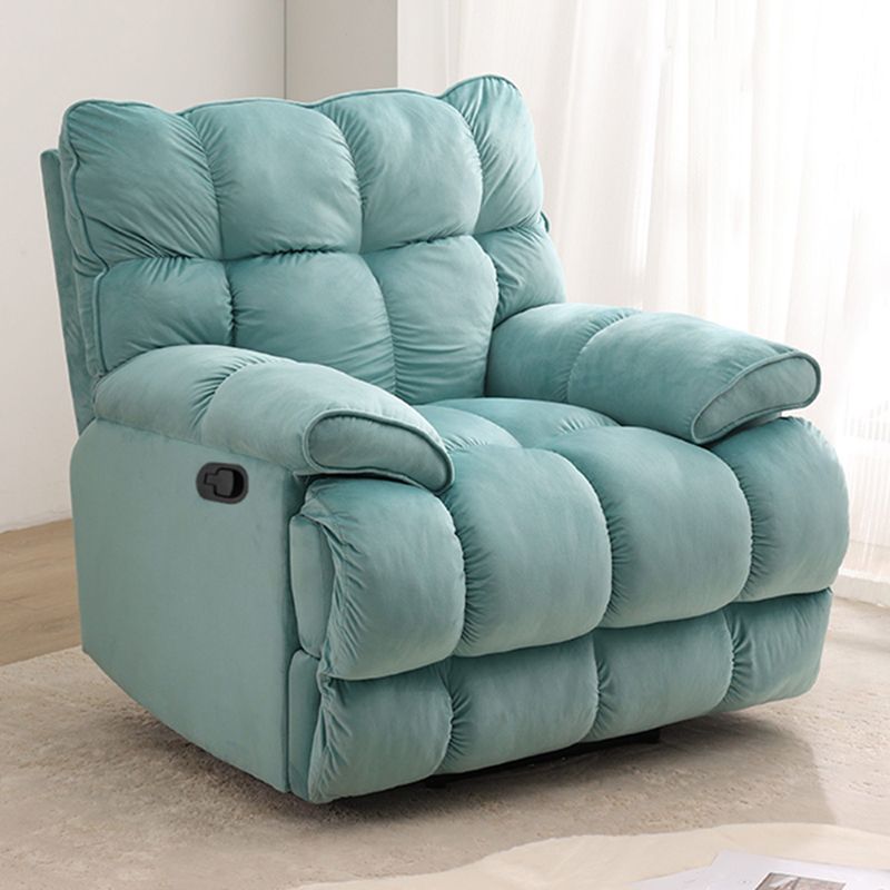 Scandinavian Upholstery Chair Velvet Standard Recliner with Independent Foot
