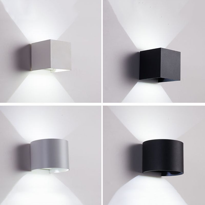 Lumières murales en aluminium à 2 lumière