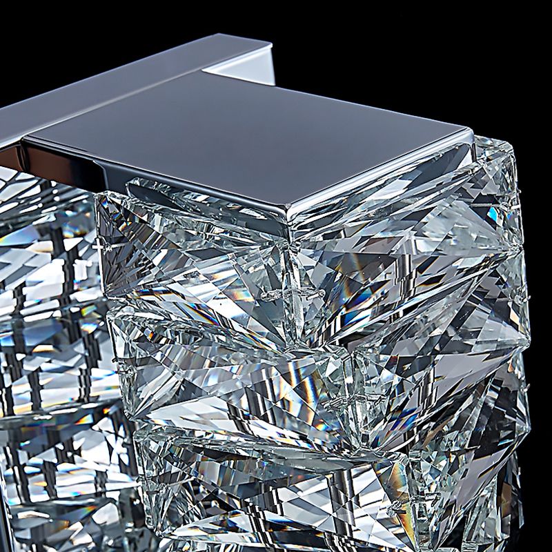 Luz de pared de estilo posmoderno Geométrico 5 "Amplio de pared de ancho con cristal para sala de estar