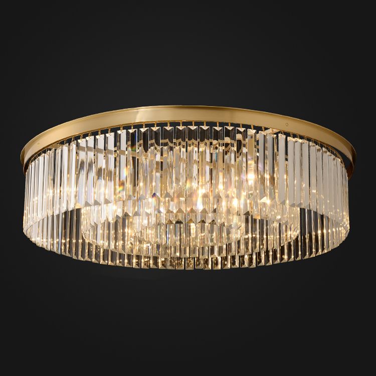 Illuminazione a soffitto in cristallo multitesta Plafoniere moderne da incasso